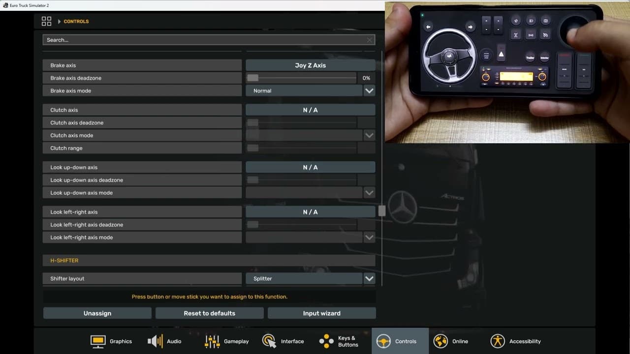 How to Set Up RojX for Euro Truck Simulator 2